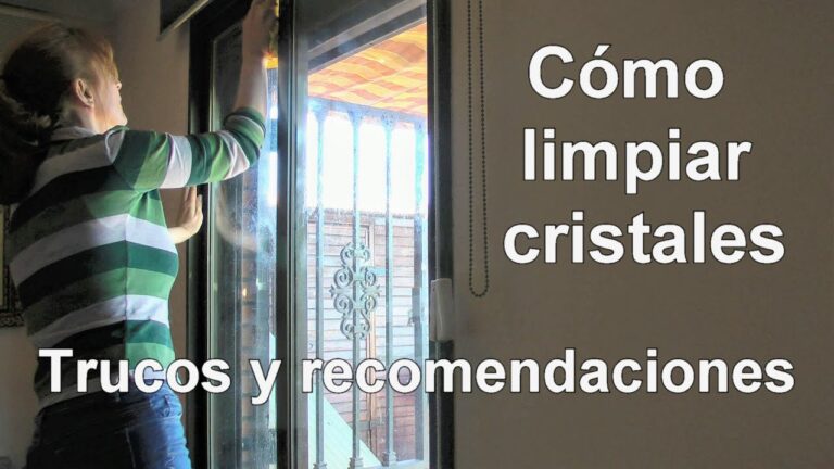 Técnicas efectivas para limpiar cortinas de cristal