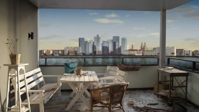 Cortinas de cristal: resistencia al viento en terrazas y balcones