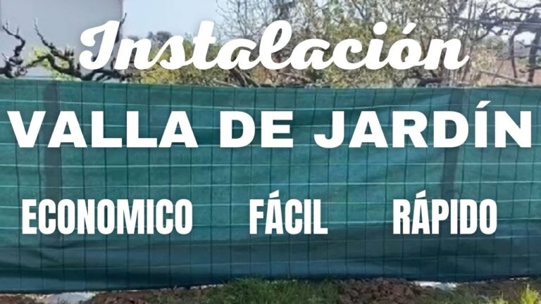 Cerramientos de jardín económicos: ideas y consejos para ahorrar
