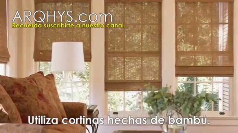 10 Ideas de Decoración con Cortinas de Bambú para Transformar tu Hogar